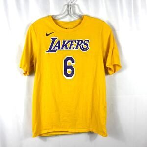 Los Angeles Lakers Youth XL Lebron James #6 Nike Tee LA NBA